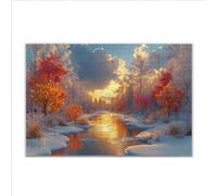 Puzzle 4000 Piezas Adultos Puzzle Atardecer Paisaje Rompecabezas Adultos XXL 140 x 87cm, Impossible Rompecabezas, Madera Jigsaw Arte Juego Educa Familiar Aliviar El Estrés, Regalos de Pascua T-6