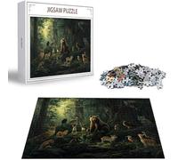 Puzzle 4000 Piezas Adultos, Puzzle Bosque con Exquisita Caja de Embalaje, Medidas: 141 x 87 cm, Rompecabezas Animal para Toda la Familia, Rompecabezas Desafiante para Decoracion Hogar y Pared B-808