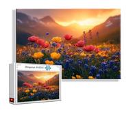 Puzzle 4000 Piezas Adultos, Puzzle Flor XXL 140 x 87 cm, Atardecer Rompecabezas Adultos Desafiantes Imposible, DIY Jigsaw Arte Ivertido Juego Familiar, Regalos de Pascua para Hombres y Mujeres A-3