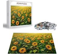 Puzzle 4000 Piezas Adultos, Puzzle Girasol Rompecabezas Adultos Obra de Arte de Juego Flor Rompecabezas de Piso de Impresión de Alta Definición Multicolor, Juego De Manos Decoración Familiar S-444