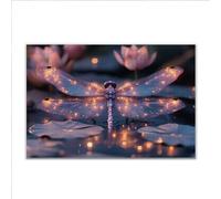Puzzle 4000 Piezas Adultos Puzzle Libélula Loto Rompecabezas Adultos XXL 140 x 87cm, Impossible Rompecabezas, Jigsaw Arte Juego Educa Familiar Aliviar El Estrés, Regalos para Hombres y Mujeres D-6