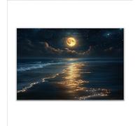 Puzzle 4000 Piezas Adultos Puzzle Luna Playa Rompecabezas Adultos XXL 140 x 87cm, Impossible Rompecabezas, Madera Jigsaw Arte Juego Educa Familiar Aliviar El Estrés, Regalos para Hombres y Mujeres S-9