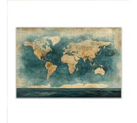 Puzzle 4000 Piezas Adultos Puzzle Retro Mapa Rompecabezas Adultos XXL 140 x 87cm, Impossible Rompecabezas, Madera Jigsaw Arte Juego Educa Familiar Aliviar El Estrés, Regalos para Hombres y Mujeres A-5
