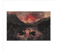 Puzzle 4000 Piezas Adultos Puzzle Retro Paisaje Rompecabezas Adultos XXL 140 x 87cm, Impossible Rompecabezas, Jigsaw Arte Juego Educa Familiar Aliviar El Estrés, Regalos para Hombres y Mujeres K-01