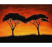 Puzzle 4000 Piezas Adultos, Rompecabezas de Madera 141 x 87 cm Gran Detalle y Colores Vivos - Un Desafío Divertido para Familia y Amigos, Actividad Creativa y Regalo Educativo, Atardecer Árbol f0-646