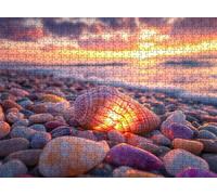 Puzzle 4000 Piezas Adultos, Rompecabezas de Madera 141 x 87 cm Gran Detalle y Colores Vivos - Un Desafío Divertido para Familia y Amigos, Actividad Creativa y Regalo Educativo, Playa caparazón f0-268