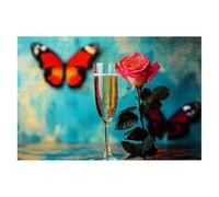 Puzzle 4000 Piezas Adultos Rosa Puzzle para Adultos Mariposa Rompecabezas Juguetes Educativos Regalos Originales para Mujer Rompecabezas Entretenimiento Creativo Divertido Familia Juego 141x87cm D-49