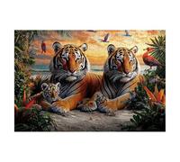 Puzzle 4000 Piezas Adultos Tigre Puzzle para Adultos Pájaro Rompecabezas Juguetes Educativos Regalos Originales para Mujer Rompecabezas Entretenimiento Creativo Divertido Familia Juego 141x87cm I-40