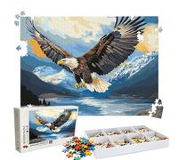 Puzzle 4000 Piezas | águila Lago Puzzle 4000 Piezas Adultos | Encajan Perfectamente | sin Polvo | Rompecabezas Madera para Toda la Familia | Rompecabezas XL para Expertos | Regalo Mujer W3H-13