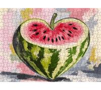 Puzzle 4000 Piezas Amar sandía | Rompecabezas Adultos 141.5x87.5 cm | Puzzle XXL | Rompecabezas Jigsaw para Adultos | Un Divertido Desafiante Decorar Toda Familia | Mujer y Hombres Regalo s7h-475