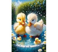 Puzzle 4000 Piezas Animal Pato Flor Rompecabezas Adultos Juguetes Educativos Rompecabezas Desafiante Juegos de Puzzle para Toda la Familia Puzzles 4000 Adultos 141 x 87 cm