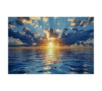 Puzzle 4000 Piezas Atardecer, Puzzle Océano, Rompecabezas Adultos Entretenimiento Creativo, Puzzles Madera con Caja Regalo, Clásico Rompecabezas Juguetes Educativos para Regalos, Home Decor -2025