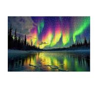 Puzzle 4000 Piezas Aurora Puzzles Paisajes Medidas 141x87cm Rompecabezas para Adultos Entretenimiento Creativo, Divertido Clásico Rompecabezas Juguetes Educativos Regalos Originales para Mujer H-42