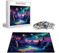 Puzzle 4000 Piezas Aurora Rompecabezas para Adultos, un Rompecabezas Desafiante, Juegos de Puzzle para Toda la Familia, Letras en la Parte Posterior, Decoración del Hogar, Regalos Montaña B-2365
