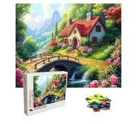 Puzzle 4000 Piezas Cabina, Rompecabezas Adultos, Puzzle de Madera Piezas Encajan Perfectamente, Letras en la Parte Posterior, Paisaje Puzzles Adulto Compact Box, Regalo Mujer 141.5 x 87.5 cm 8p-430
