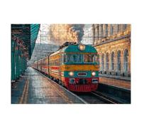 Puzzle 4000 Piezas Ciudad, Puzzle Tren, Puzzles 4000 Piezas Adultos, Rompecabezas de Madera con Caja Regalo, Rompecabezas Adultos para Toda la Familia, Regalos Originales para Mujer 141x87cm -2050