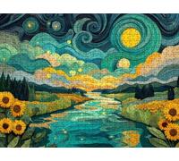 Puzzle 4000 Piezas, El Cielo Estrellado del RíO Rompecabezas Adultos Puzzle, Desafiante Puzzles de Decoración Juego de, Entretenimiento Juego Educativo, para Regalo Decoración R7KH-273