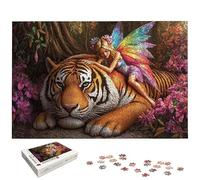 Puzzle 4000 Piezas Elfos para Adultos, Puzzle Tigre de Madera con Caja Regalo para Adultos, Rompecabezas Desafiante para Toda la Familia, Rompecabezas para Regalo Mujer/Hombre, Home Decoration, -7335