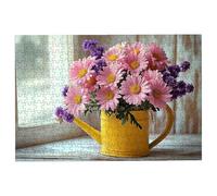 Puzzle 4000 Piezas Flor, Puzzle Madera Planta, Clásico Rompecabezas Desafiante para Toda la Familia, Juguetes Rompecabezas Letras en la Parte Posterior, Regalos Originales para Hombre Decor -1335