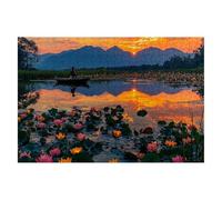 Puzzle 4000 Piezas Flor, Puzzle Paisajes, Rompecabezas Adultos Entretenimiento Creativo, Puzzles Madera con Caja Regalo, Clásico Rompecabezas Juguetes Educativos, Regalos Originales para Mujer -2271