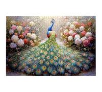 Puzzle 4000 Piezas Flor, Puzzle Pavo Real para Adultos, un Rompecabezas Desafiante para Adultos, Rompecabezas Madera para Toda la Familia, Puzzles con Caja para Decoracion Hogar, Regalo Mujer, -8546
