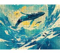 Puzzle 4000 Piezas, Iceberg De Ballena Rompecabezas Adultos Puzzle, Desafiante Puzzles de Decoración Juego de, Entretenimiento Juego Educativo para Toda la Familia, para Regalo Decoración R7KH-472