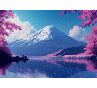 Puzzle 4000 Piezas Japón Rompecabezas Adultos Monte Fuji Puzzles Desafío Imposible 141x87cm Rompecabezas DIY Pintura para Adultos y Chico Mayores 14 Años Regalos Mujeres para Decoración Hogar C-829
