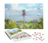 Puzzle 4000 Piezas Libélula, Puzzle Flor con Caja para Adultos, 141.5x87.5cm, DIY 4000 Piezas Rompecabezas Madera para Adultos, Rompecabezas Desafiante para Decoracion Hogar, Regalo Mujer, -7997