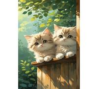 Puzzle 4000 Piezas Lindos Gatos Animales, Puzzles Adultos 141 x 87 cm, Juego Educativo, Puzzle Imposible Desafiante, Juegos Rompecabezas Adultos 4000 Piezas
