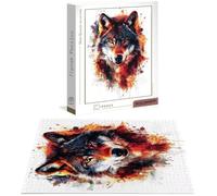 Puzzle 4000 Piezas Lobo Rompecabezas para Adultos, un Rompecabezas Desafiante, Juegos de Puzzle para Toda la Familia, Letras en la Parte Posterior, Decoración del Hogar, Regalos Navidad Animal B-7981