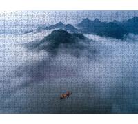 Puzzle 4000 Piezas, MontañAs De Barcos DragóN Rompecabezas Adultos Puzzle, Desafiante Puzzles de Decoración Juego de, Entretenimiento Juego Educativo, para Regalo Decoración R7KH-528