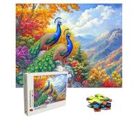 Puzzle 4000 Piezas paisaje, Rompecabezas Adultos, Puzzle de Madera Piezas Encajan Perfectamente, Letras en la Parte Posterior, Pavo real Puzzles Adulto Compact Box, Regalo Mujer 141.5 x 87.5 cm 8p-349