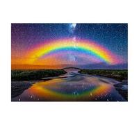 Puzzle 4000 Piezas Paisajes Puzzles Arcoíris Medidas 141x87cm Rompecabezas para Adultos Entretenimiento Creativo, Divertido Clásico Rompecabezas Juguetes Educativos Regalos Originales para Mujer H-72