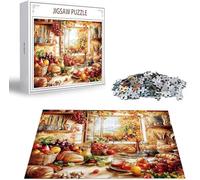 Puzzle 4000 Piezas Pan Rompecabezas para Adultos, un Rompecabezas Desafiante, Juegos de Puzzle para Toda la Familia, Letras en la Parte Posterior, Decoración del Hogar, Regalos Navidad Cabina B-1312