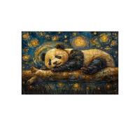 Puzzle 4000 Piezas Panda Puzzle 4000 Piezas Adultos Cielo Estrellado Educativo Rompecabezas Madera para Toda la Familia Junta, Puzzles para Reducir el Estrés y Regalo Mujer 90 x 140 Cm LZPT-04184