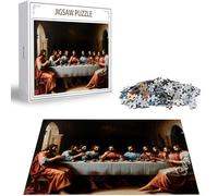 Puzzle 4000 Piezas para Adultos, Puzzle La última Cena Obra de Arte de Juego de Rompecabezas para Adultos, Retro Rompecabezas DIY para Colgar el Puzzles una Vez Finalizado a Partir de 14 Años D-500