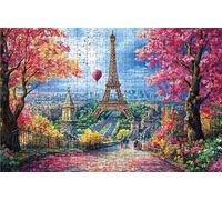 Puzzle 4000 Piezas ParíS, Puzzle 4000 Piezas Adulto Globo AerostáTico, Rompecabezas de Madera para Adultos 140x90 cm, Puzzles para Toda la Familia Cuadros Decoracion Salon Modernos Regalo RXPT-9621