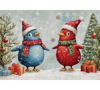 Puzzle 4000 Piezas Pingüino Rompecabezas Adultos Festival Puzzles Desafío Imposible 141x87cm Rompecabezas DIY Pintura para Adultos y Chico Mayores 14 Años Regalos Mujeres para Decoración Hogar C-756