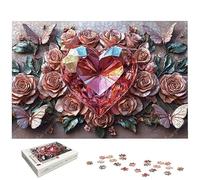 Puzzle 4000 Piezas, Puzzle Amar con Caja Regalo, Rosa Puzzles 4000 Piezas Adultos, Medidas: 140 x 87 cm, Rompecabezas Adultos de Madera, Rompecabezas Desafiante para Decoración Hogar y Pared, -6796