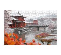 Puzzle 4000 Piezas, Puzzle Invierno, Rompecabezas de Madera 141x87cm -1176