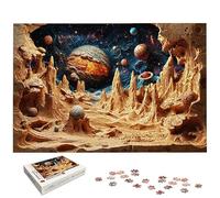 Puzzle 4000 Piezas, Puzzle Planeta con Caja Regalo, Universo Puzzles 4000 Piezas Adultos, Medidas: 140 x 87 cm, Rompecabezas Adultos de Madera, Rompecabezas Desafiante para Decoración Hogar, -5292