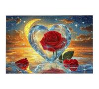 Puzzle 4000 Piezas, Puzzle Rosa con Caja para Adultos, 4000 Piezas Rompecabezas Adultos, Amar Rompecabezas Madera Desafiante para Decoración Hogar y Paredes, Puzzles para Regalo Mujer/Hombre, -8219