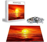 Puzzle 4000 Piezas, Puzzles Adultos, Atardecer Obra de Arte de Juego de Rompecabezas para Adultos, Océano Pasatiempo Creativo, Diversión, DIY Decoración del Hogar 141x87cm H-1177