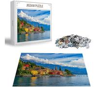 Puzzle 4000 Piezas, Puzzles Adultos, Lago Obra de Arte de Juego de Rompecabezas para Adultos, Villa Pasatiempo Creativo, Diversión, DIY para Decoración del Hogar 141x87cm H-6847