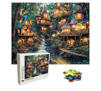 Puzzle 4000 Piezas sueño, Rompecabezas Adultos, Puzzle de Madera Piezas Encajan Perfectamente, Letras en la Parte Posterior, casa del árbol Puzzles Adultos, Regalo Mujer Hombre 141.5 x 87.5 cm 8p-635