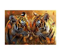 Puzzle 4000 Piezas Tigre Puzzles Mariposa Medidas 141x87cm Rompecabezas para Adultos Entretenimiento Creativo, Divertido Clásico Rompecabezas Juguetes Educativos Regalos Originales para Mujer D-24