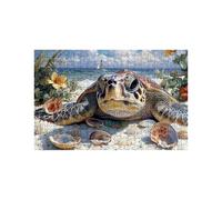 Puzzle 4000 Piezas Tortuga marina Puzzle 4000 Piezas Adultos Conchas marinas Educativo Rompecabezas Madera para Toda la Familia Junta, Puzzles para Reducir el Estrés y Regalo Mujer 90x140Cm LZPT-03056