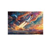 Puzzle 4000 Piezas Transbordador Espacial Puzzle 4000 Piezas Adultos Abstracto Educativo Rompecabezas Madera para Toda la Familia Junta, Puzzles para Reducir el Estrés y Regalo 90 x 140Cm LZPT-03476
