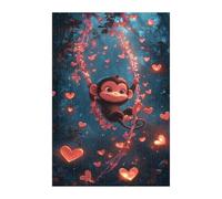 Puzzle 50 Piezas Adultos Animal Mono, Educativo Intelectual Descompresión Divertido Juego Familiar, Rompecabezas 50 Piezas 35 x 25 cm