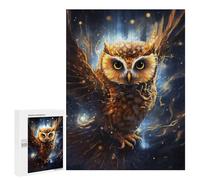 Puzzle 500 PCS para adolescentes Enchanted Night Owl Flight Puzzle para adultos Juego de pensamiento Análisis y lógica 500 PCS